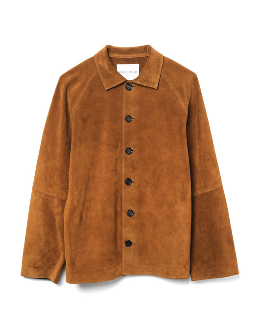 Bowe Suede Overshirt Mustard