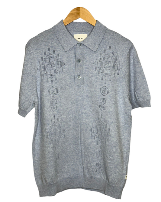 Thor Short Sleeve Polo Cerulean