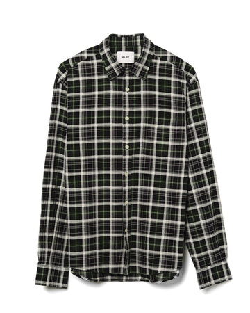 Deon Shirt Cotton Fern Check