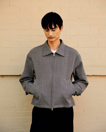 Mail Jacket Taupe Check