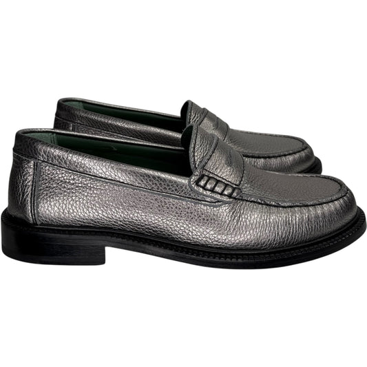 Yardee Mocassin Loafer Silver Grain Leather