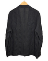 Deconstructed Peak Blazer Faded Black Seercheck Linen Lyocell