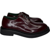 Officer Derby Burgundy Polido Leather