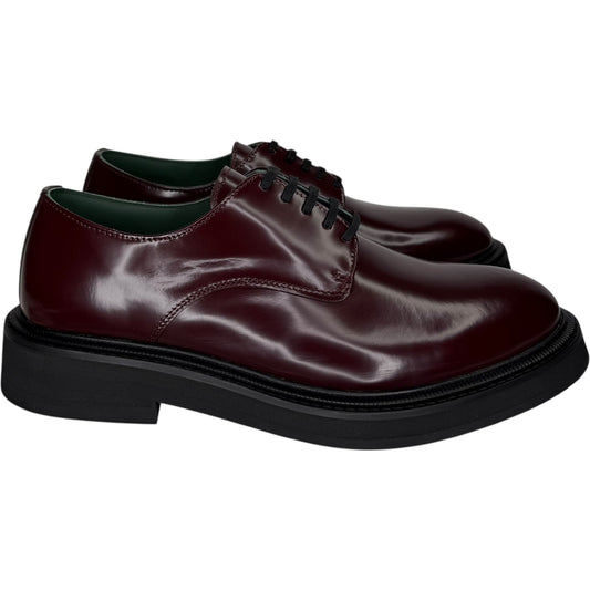 Officer Derby Burgundy Polido Leather