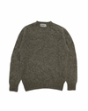 Suedehead Raglan Sweater Brown Brushed Lambswool