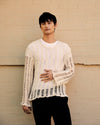 Aestas Sweater Broken White Cotton