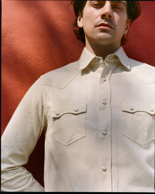 Aariosto Western Shirt Sand