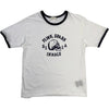 Flick Spark Inhale Ringer Tee White Navy