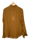 Bond Linen Shirt Garment Dyed Mustard