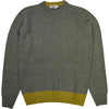 Crewneck Brushed Wool Sweater Light Green Yellow