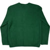 Green Wool Fleece Cardigan