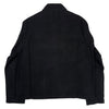 Evening Coach Jacket Black Brushed Cotton