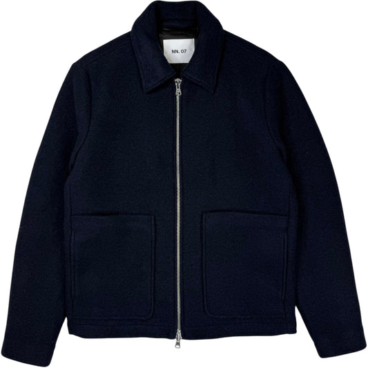 Gael Jacket Wool Blend Navy Blue