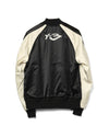 Liquid Logo Satin Souvenir Jacket Black
