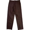Pocket Pleat Pant Brown Wool