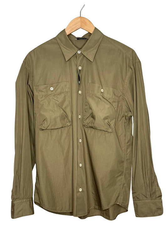 Eren Shirt Cotton Poplin Army