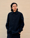 Trino Shirt Black Fine Poplin