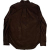 Brown Corduroy Button Front Shirt