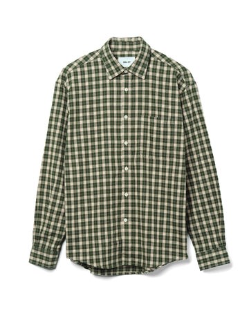 Deon Shirt Cotton Eden Green