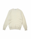 Suedehead Raglan Sweater Cream Brushed Lambswool