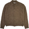 Rat Pack Cardigan Checkerboard Knit Taupe