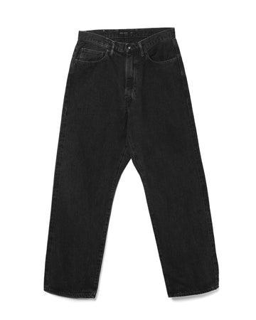 Classic Wide Trouser Cotton Faded Black
