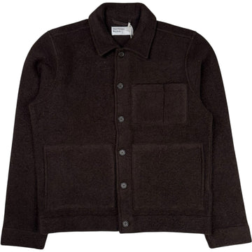 Uniform Jacket Wool Fleece Brown