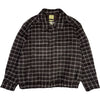 Student Jacket Baby Llama Fuzzy Cloth Windowpane