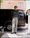 Tazio Jacket Marble Charcoal Twill