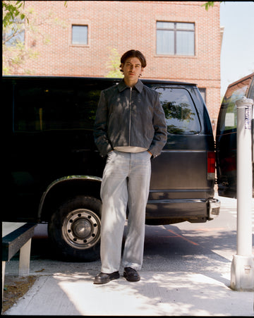 Tazio Jacket Marble Charcoal Twill