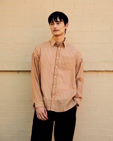 Stable Shirt Brown Stripe