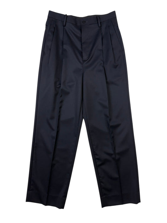 Shoecut Wool Trousers Navy