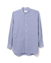 Twist Voile Shirt Cotton Sax
