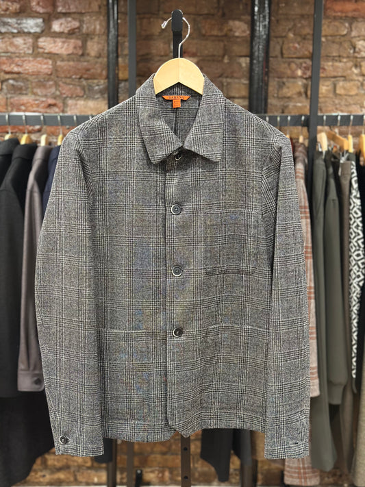 Overshirt Visal Granato Unico Grey Check
