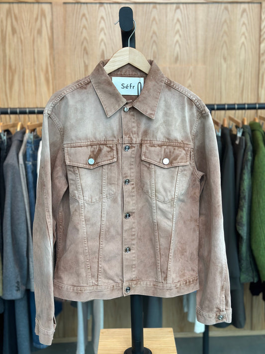 Huron Denim Jacket Faded Cinnamon
