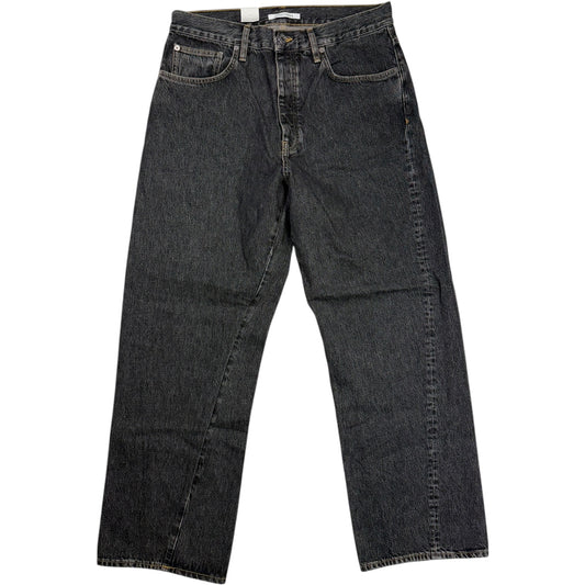 Wide Twist Black Stone Denim