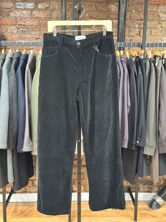 Jean Cut Trouser Velveteen Black