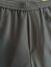 Trousers Elastic Waist Bativoga Navy Virgin Wool