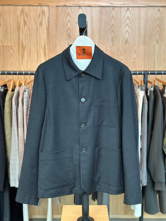 Overshirt Visal Flan Anthracite