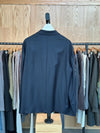 Overshirt Visal Flan Navy Brushed Wool