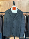 Slanega Patch Pocket Blazer Grey Wool
