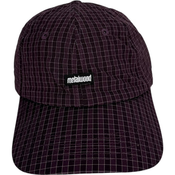 Mini Metal Logo Dad Hat Plum