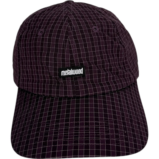 Mini Metal Logo Dad Hat Plum