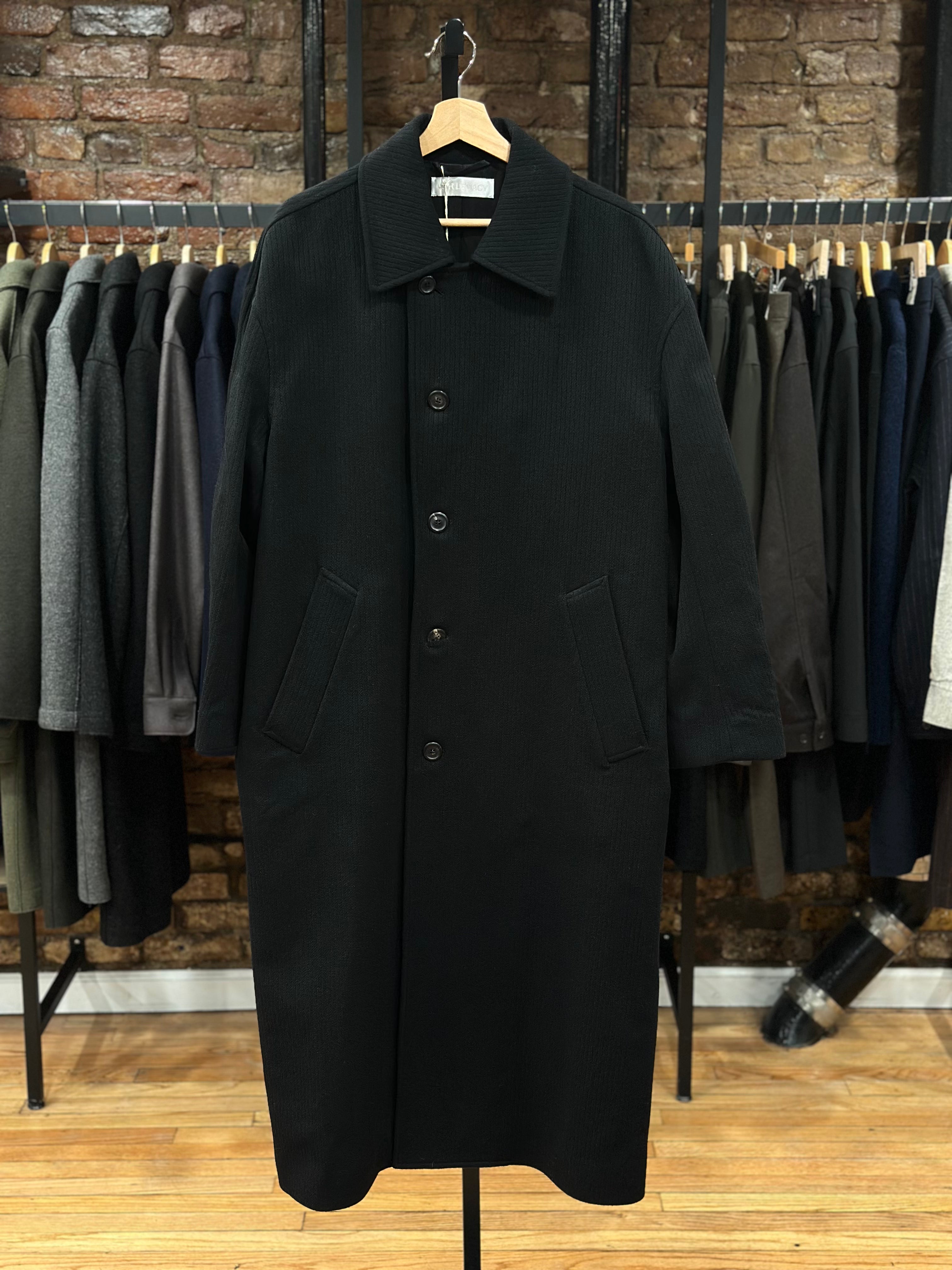 f*e様 our legacy collapse car coat 44 Our Legacy - Collapse Carcoat Blue Depth Peached Nylon