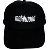 Metal Logo 5 Panel Hat Black