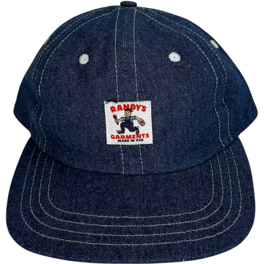 6-Panel Logo Snapback Double Washed 8oz 100% Cotton Denim