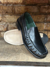 Michel Mocassin Black Leather