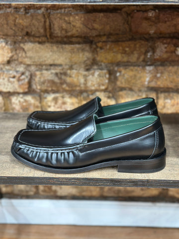 Michel Mocassin Black Leather