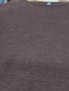 Aappio Brown Round Neck Wool Acrylic Blend Sweater