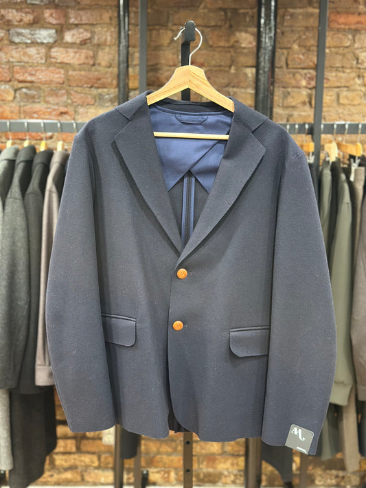 Aantilope Single Breasted Jacket Patch Pocket Wool Blend